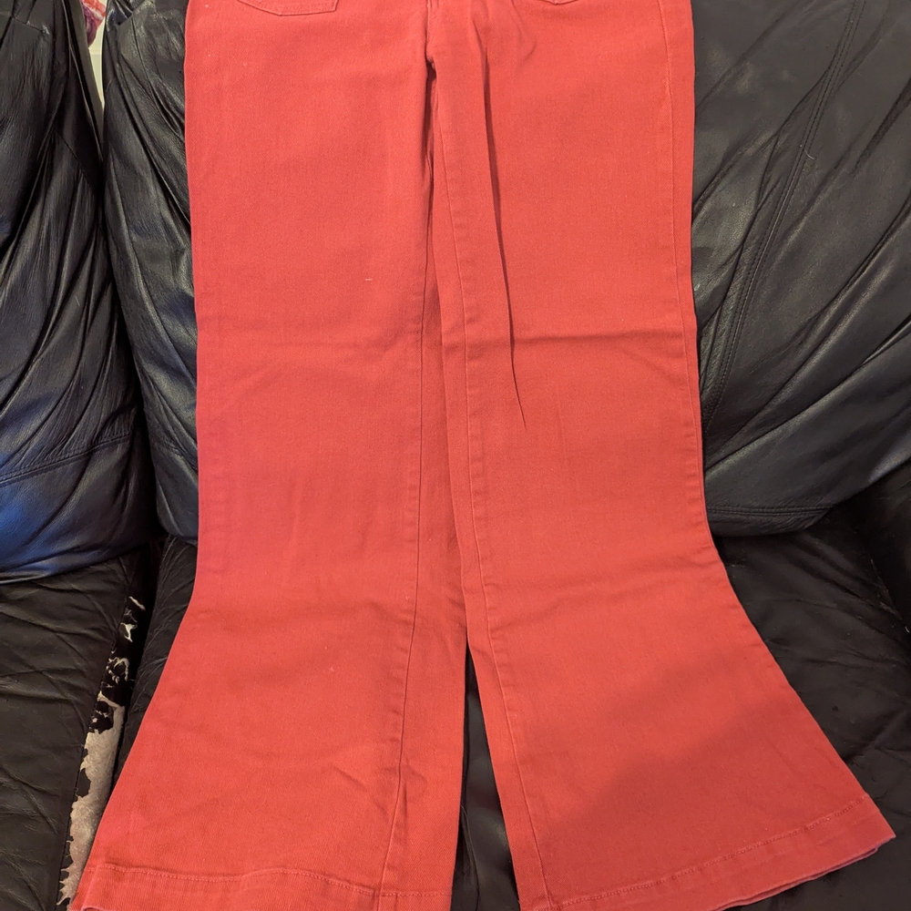 Wet Seal Pink Flare Jeans